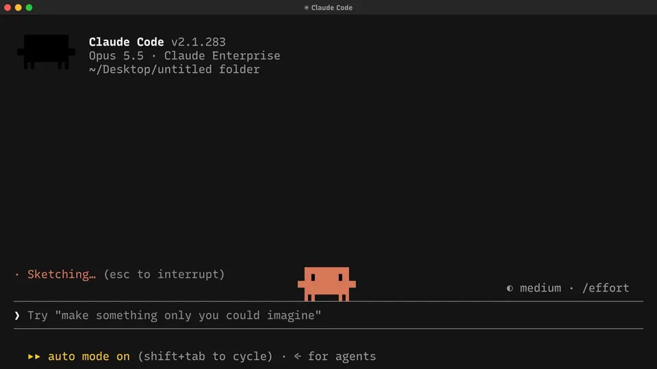 A Pixel Character Walks Out of a Terminal, Original video