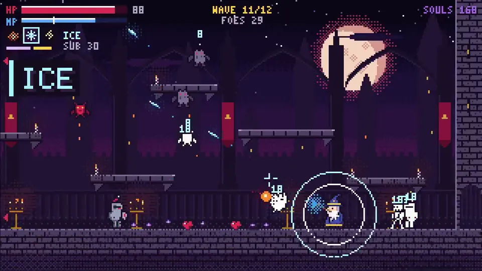 Pixel Side-Scrolling Bullet-Hell Game Trailer, Original video