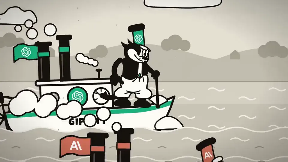 Rubber Hose Cartoon Race, Original video