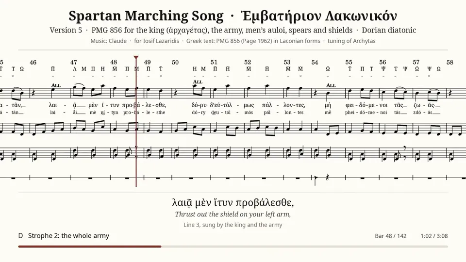 Scrolling Score (Remotion + SVG Notation), Original video