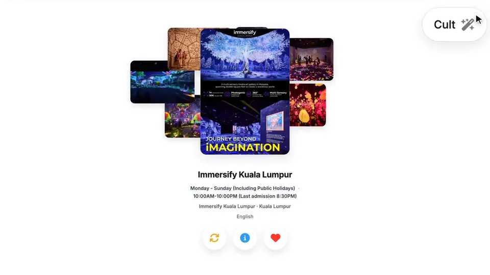 Search bar over a fan of event flyers, Original video