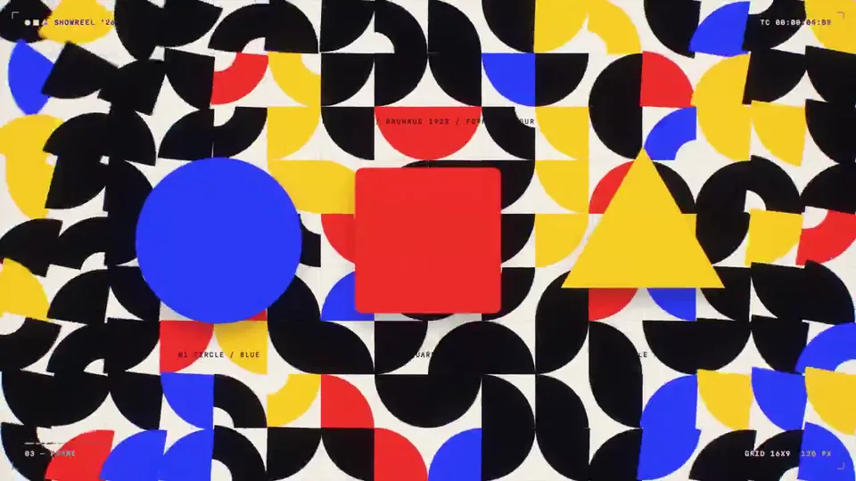 Morphing glass geometry, Original video
