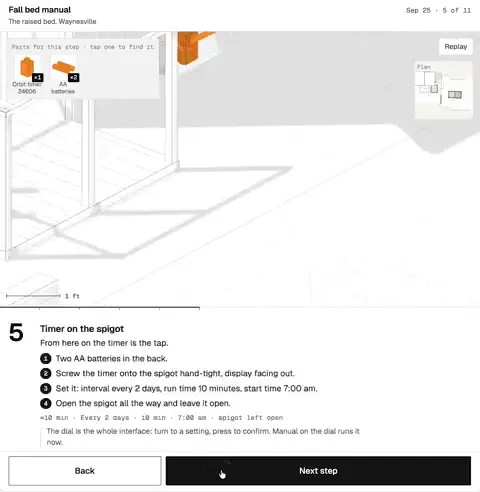 Step-by-Step Spatial Instruction Manual, Original video