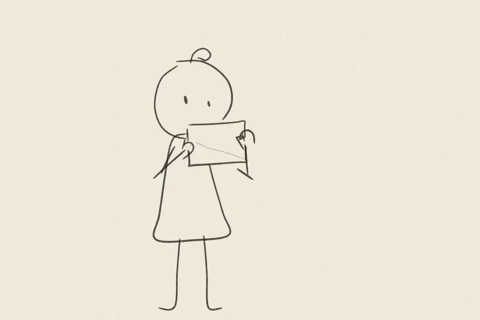Hand Drawn Stick Card, Original video