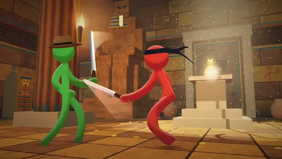 3D Stick-Figure Adventure Short, Original video