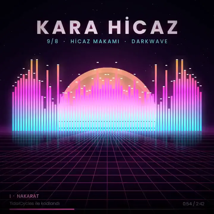 Neon Spectrum Visualizer, Original video