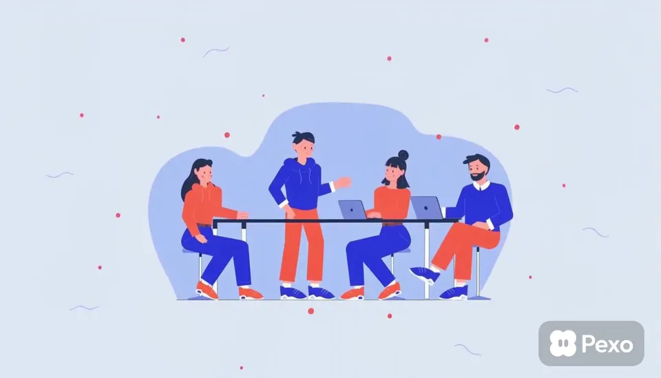 Team Meeting Discussion, Original video