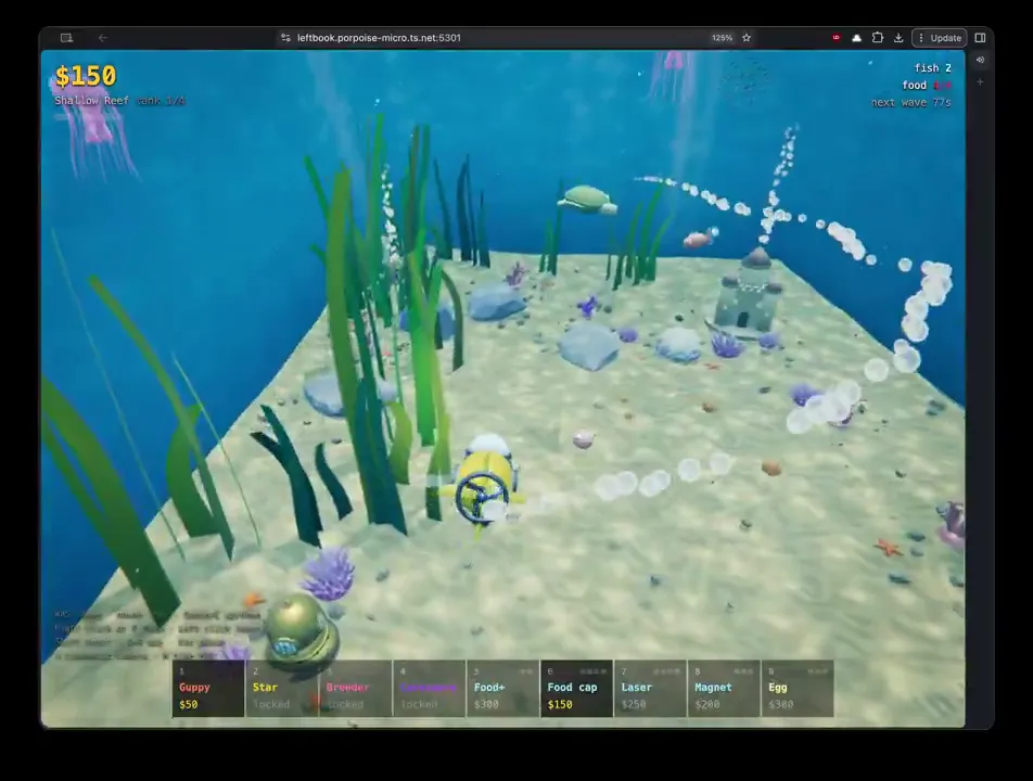 Underwater Aquarium Gameplay Demo, Original video