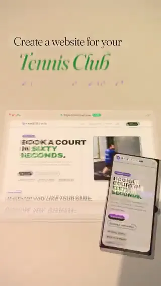 Vertical Website Builder Morph Ad, Original video