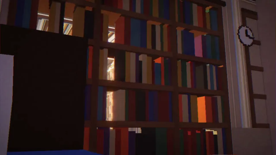 A Voxel Creature's Library Daydream, Original video