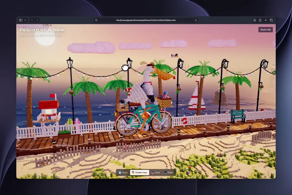 Voxel Diorama Day Cycle, Original video
