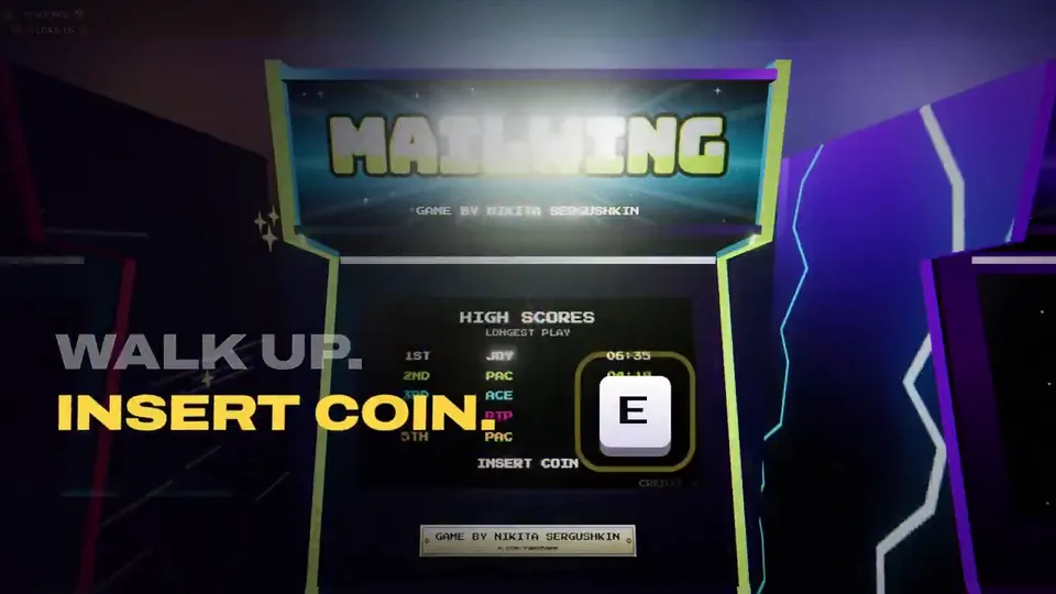 Retro Arcade Walkthrough Promo, Original video