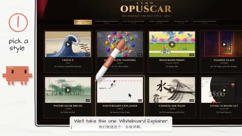 Whiteboard Tutorial Video, Original video