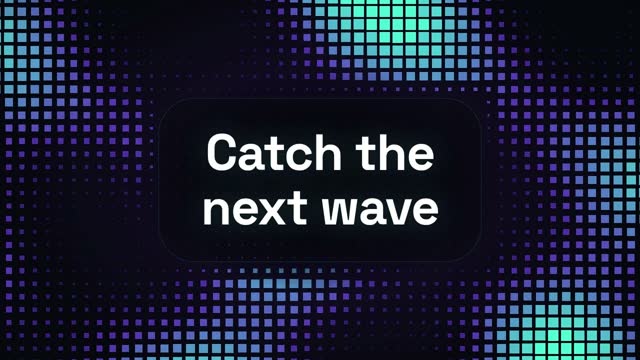 Pixel wave background