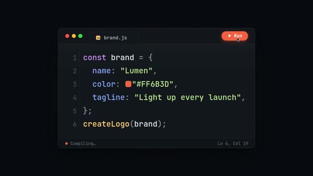 Code to logo