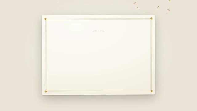 Wedding invitation
