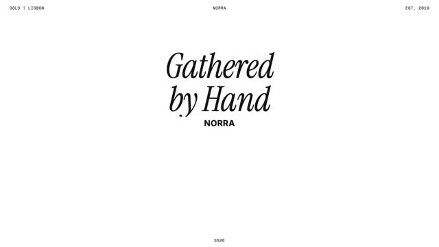 Brand launch typography
