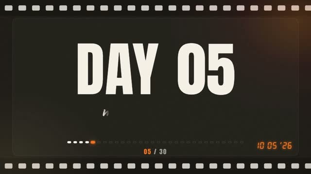 Vlog day counter