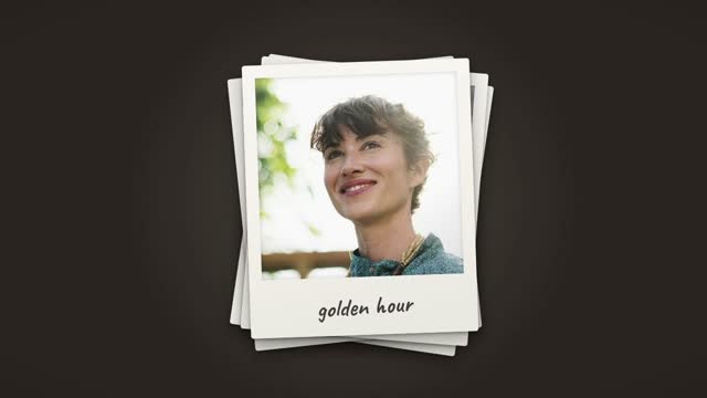 Polaroid photo slideshow