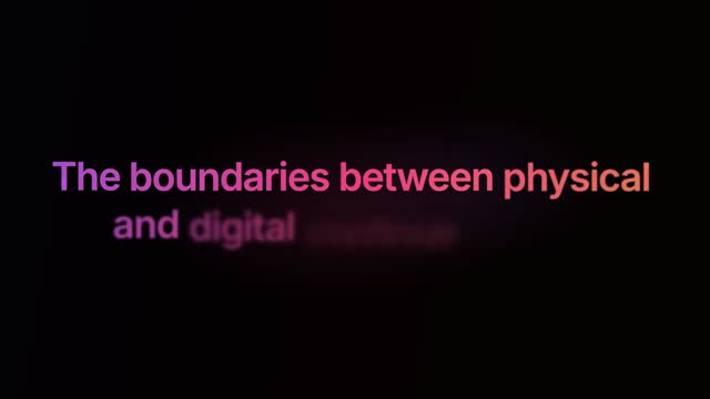 Gradient blur text reveal