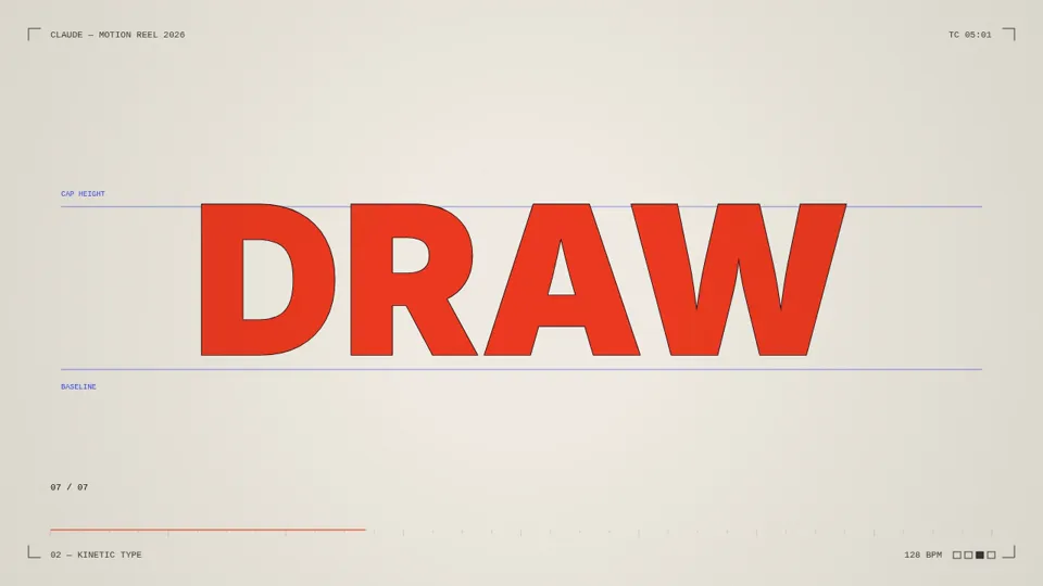Seven-Part Beat-Synced Type Reel, Potto remake