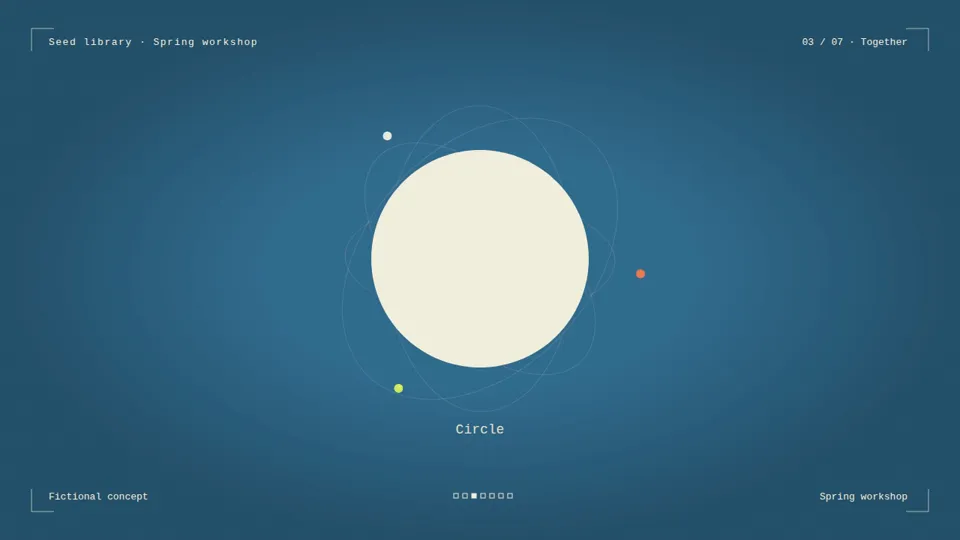 Geometric Motion Reel, New topic
