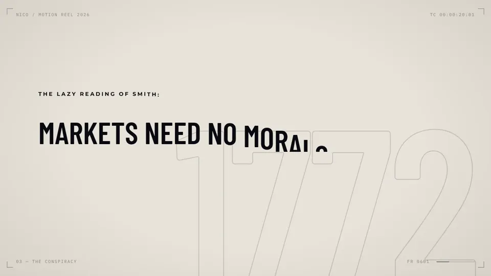Civic Showreel Argues Markets Need Morals, Potto remake
