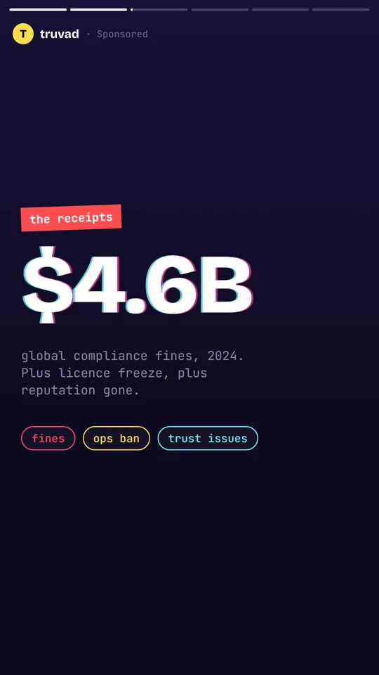 Dark Vertical Ad Counts Compliance Fines for, Potto remake