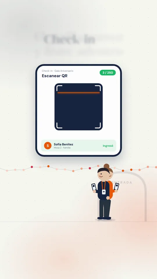 From QR Invitations to Live Check-In: A Vertical Product Story, Potto remake