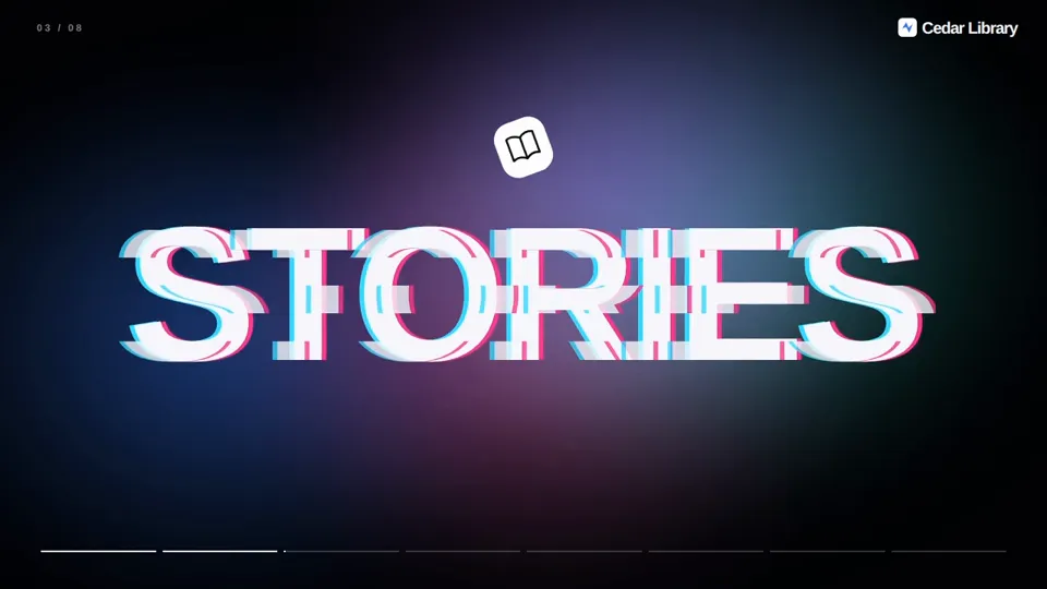 Glitch Typography and Gradient Statistics Launch Film, New topic