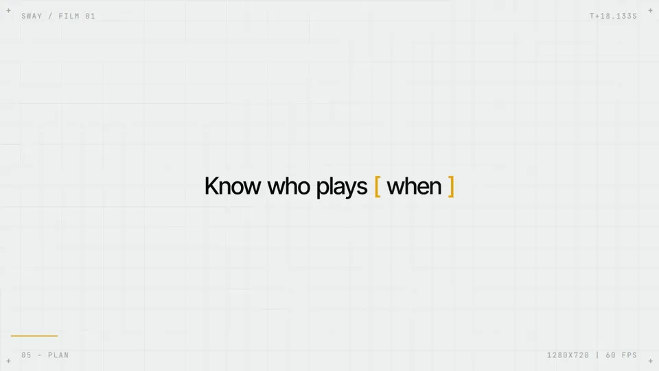 Minimal Kinetic Type Launch Film for the App, Potto remake