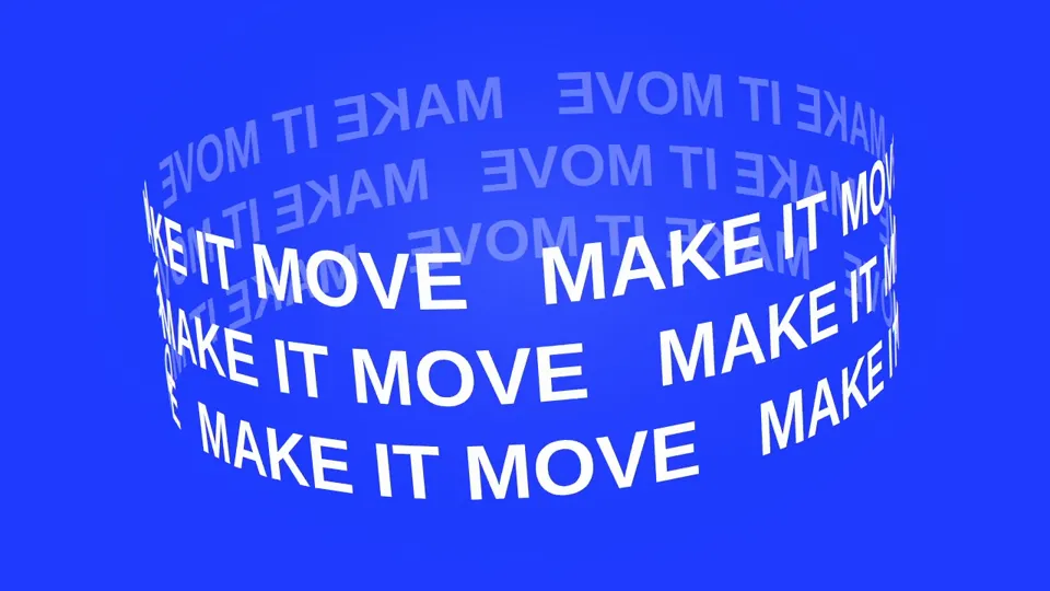 Three-Layer 3D Typography Film, Potto remake