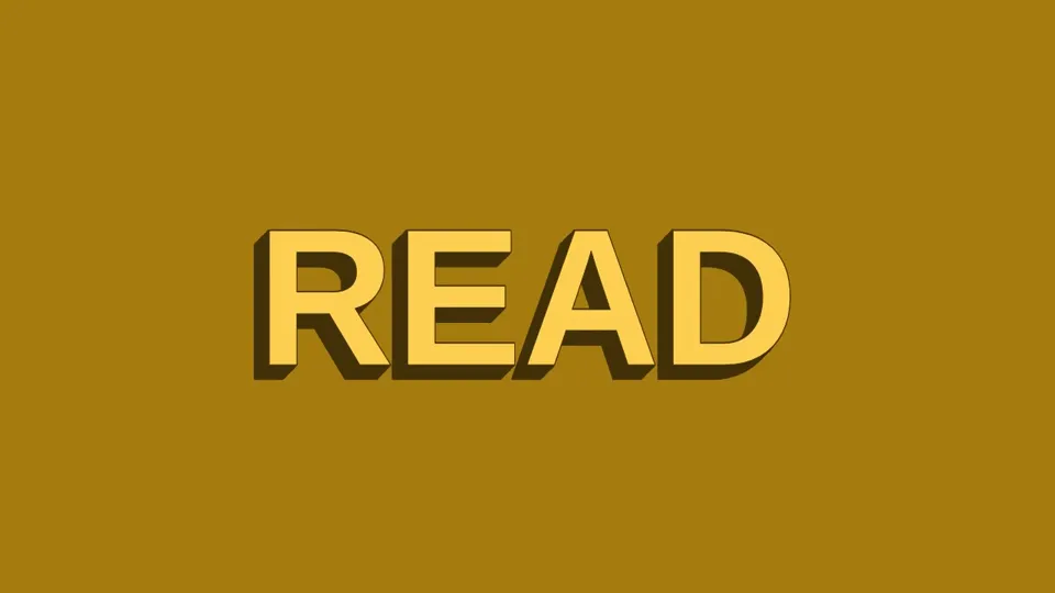 Retro Extruded Typography and Symbol Animation, New topic