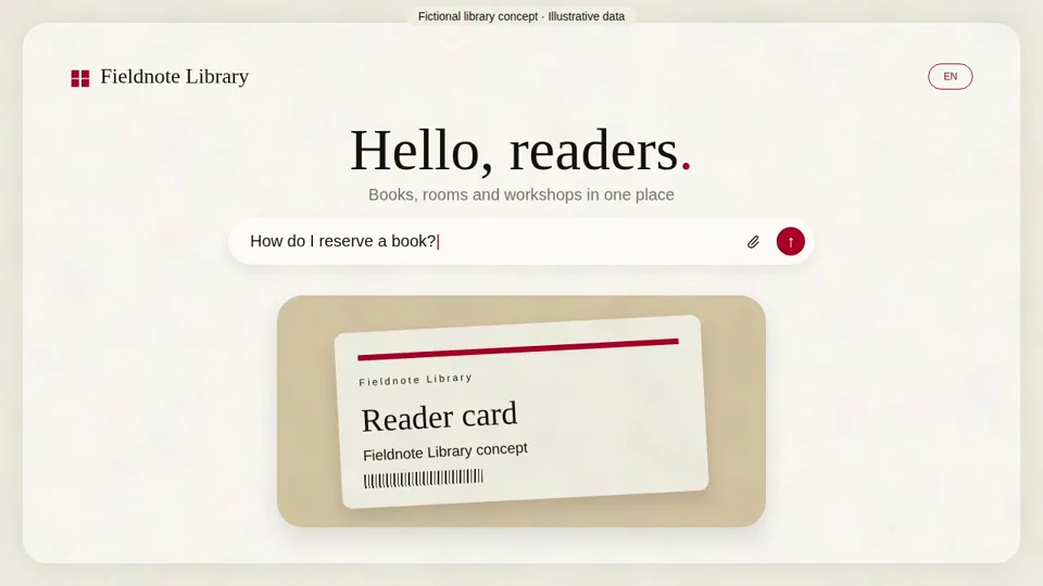 Service Portal Concept Film, New topic