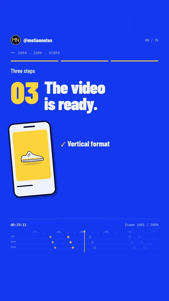 Vertical Code-Driven Explainer, Potto remake