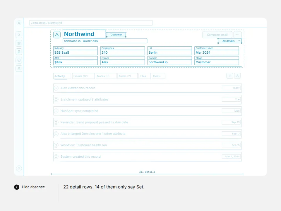 Continuous Record-Page Blueprint Redesign, Potto remake